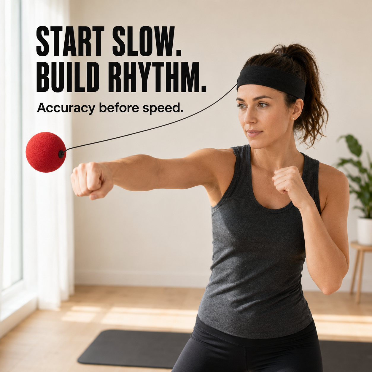 Boxing Reflex Ball Headband Trainer for Speed &amp; Focus