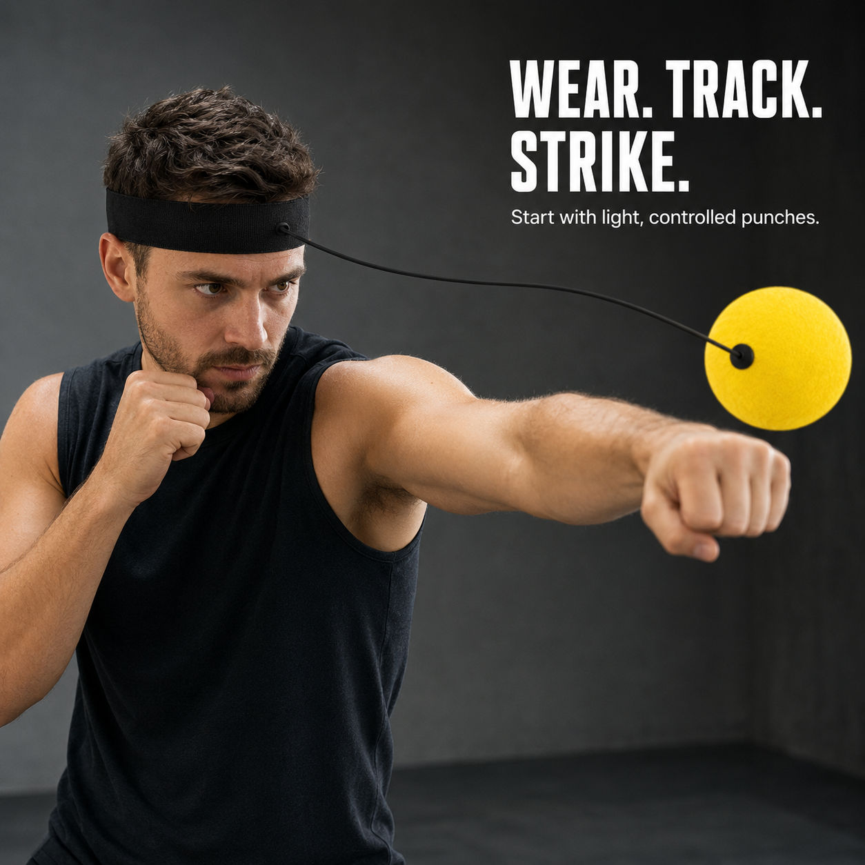 Boxing Reflex Ball Headband Trainer for Speed &amp; Focus