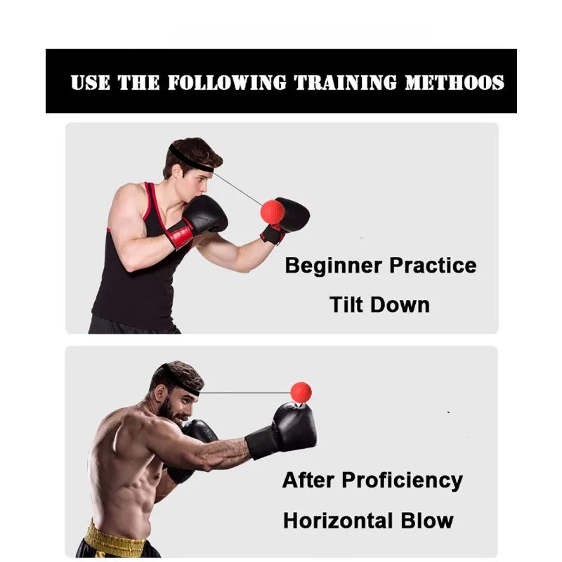 Boxing Reflex Ball Headband Trainer for Speed &amp; Focus