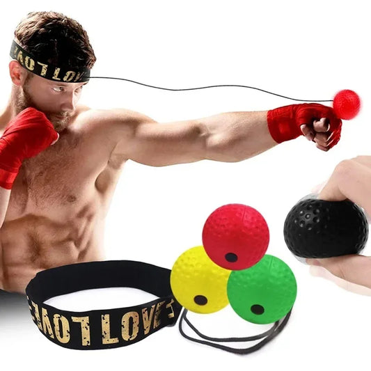 Boxing Reflex Ball Headband Trainer for Speed &amp; Focus