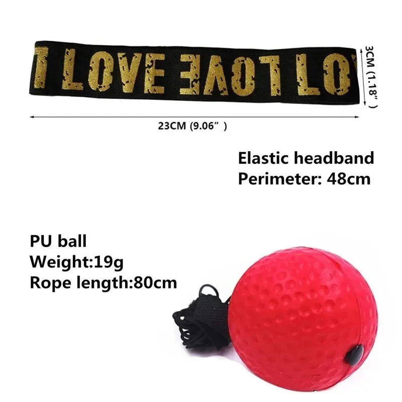 Boxing Reflex Ball Headband Trainer for Speed &amp; Focus